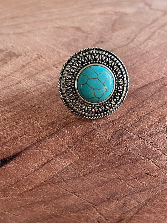 Turquoise Wreath Ring