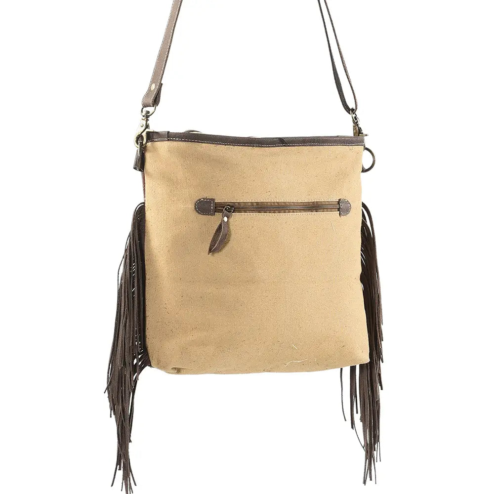 Western Canvas and Leather Bag