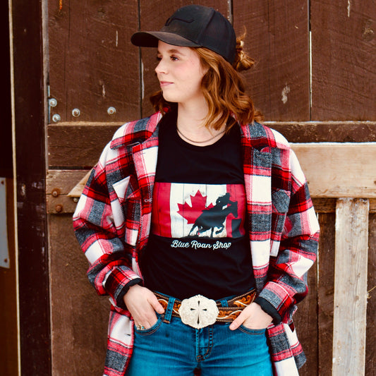 Proud Canadian Barrel Racer (Made to Order)